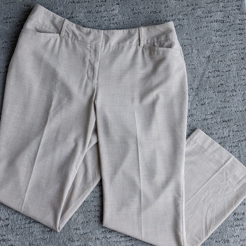Worthington curvy fit perfect trouser khaki